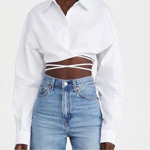 Lioness hideaway crop shirt